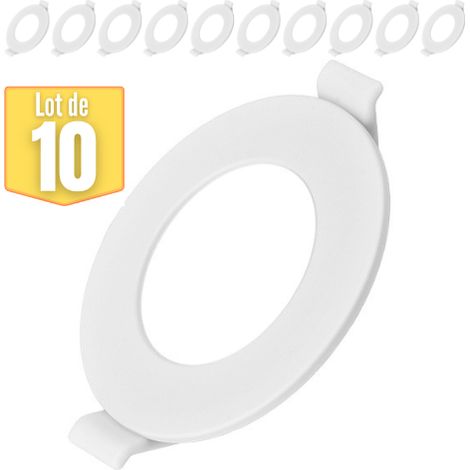 Lot de 10 Spots LED extra plat 3W 4000K IP40 (1/5)