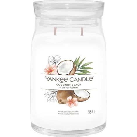 Coconut Beach – Yankee Candle Signature – Große Kerze mit zwei Dochten – Neuheit 2022