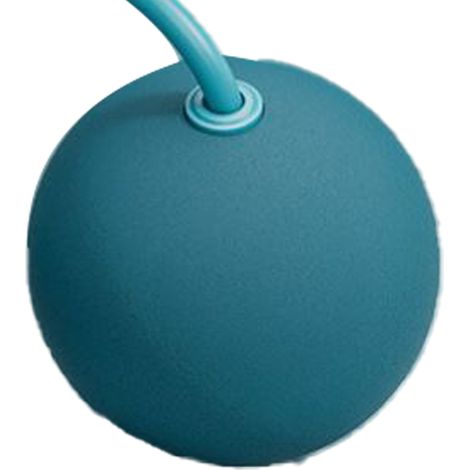 Corde à sauter sans fil de 6,5 cm avec balle lestée, double couche, silencieuse, idéale pour les sports d'intérieur, bleue. (1/4)