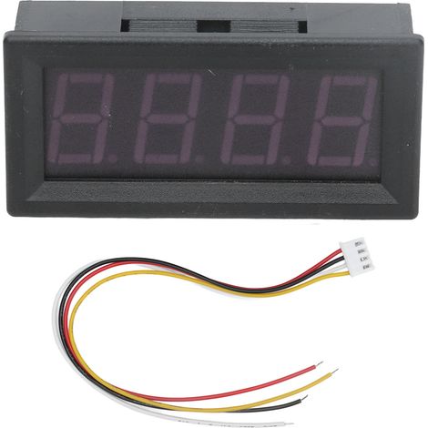 Affichage numérique LED 4 chiffres 0,56 pouce, module RS485 TTL avec câble pour mesure de panneau (1/5)
