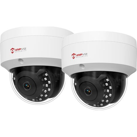 IP-Dome-Kamera, 4MP Auflösung, wetterfestes Design, 2PC 4MP Weiße Farbe, 2.8mm (1/2)