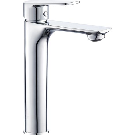 Miscelatore lavabo alto cromo corallo (1/2)