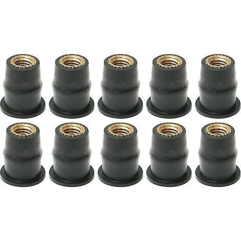 10 Gumminietmuttern (1/3)