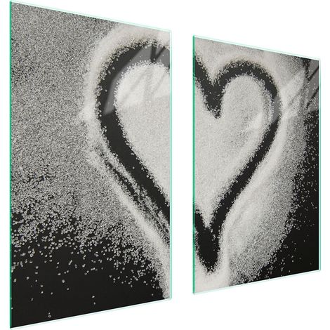 PIASTRA PROTETTIVA IN VETRO PER CUCINA 65x52 CUORE (1/5)