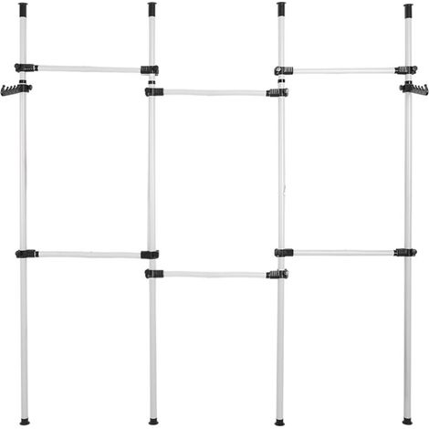 SJLERST Outils de cintre réglables évolutifs porte-vêtement bricolage garde-robe d'intérieur (1/5)