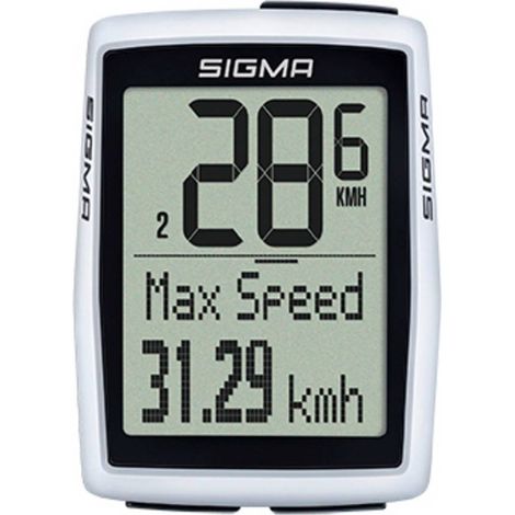 Sigma BC 12.0 WR Compteur de vélo transmission par câble avec capteur de roue (1/4)