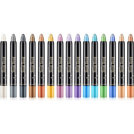 15 couleurs de fards à paupières en stick, waterproof, crayons à paupières pailletés et scintillants, longue tenue (1/5)