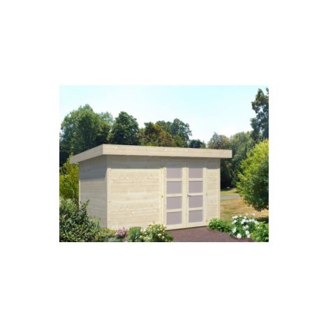 CASETTA DA GIARDINO IN LEGNO D' ABETE NORDICO(28mm) - cm350x250cm -PAVIMENTO ESCLUSO- ITALFROM15