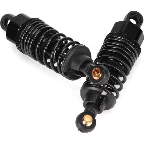 Set mit 2 Ersatz-Stoßdämpfern aus Metall für 1:10 RC-Autos, schwarz, 65 mm. (1/5)