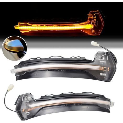 LED indicateur de clignotant séquentiel, lumière dynamique Compatible avec Audi A3 8V S3 RS3 2013 2014 2015 2016 2018 2019 2020（Blanc） (1/5)