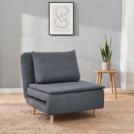 Canapé convertible en polyester Buchenholz 95 x 90 x 80 cm (1/5)