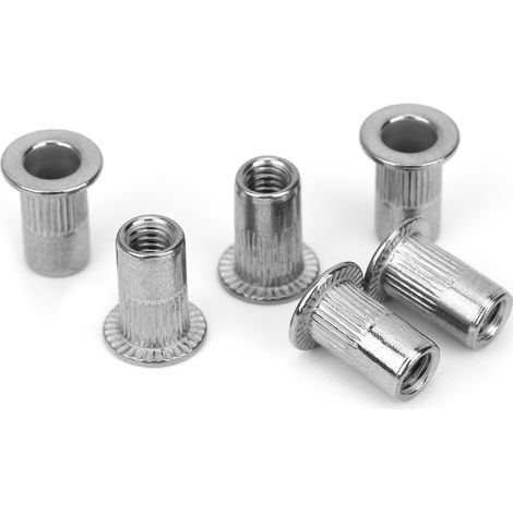 50 Pièces Écrous Rivet en Acier Inox M4, Fixations et Quincaillerie Industrielle (1/5)