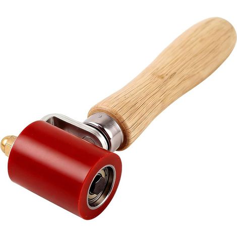 Rouleau de Pression à Main en Silicone, Outil de Soudage Résistant Haute Température, pour Soudage Bâches PVC Rouleau à Sertir Rouleau de Toiture Pression Couture en Silicone (1/5)