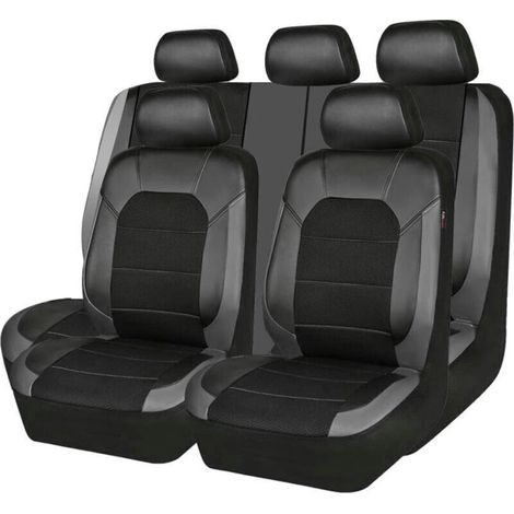Housses de siège auto universelles pour Renault Scenic 3 Megane Sport Megane 2 Megane 3 Megane II Megane Scenic Accessoires de voiture Gris