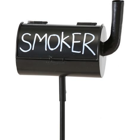 Aschenbecher Smoker mit Erdspieß - 115 cm - Ascher Stehascher Standaschenbecher