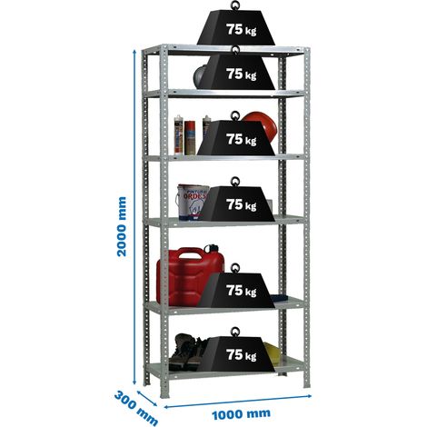 simonrack Advantage Plus 6/300 scaffale metallico robusto