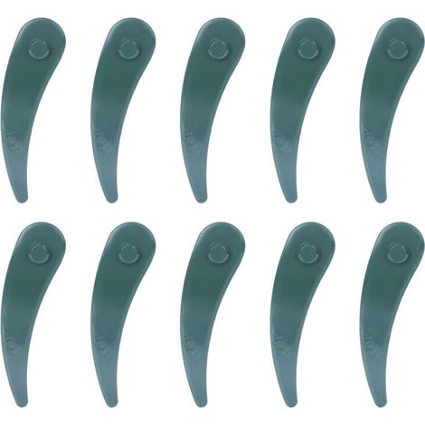 10 cuchillas de plástico para cortacésped, accesorio de jardín versátil para Bosch ART 23-18 Li / 26-18 Li