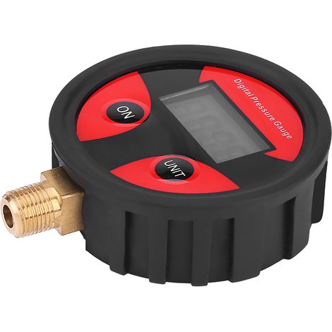 Manomètre numérique LCD 0-200 PSI pour pneus de voiture, camion et moto (1/5)