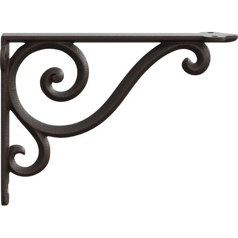 Supports d'étagère murale 12 pc Marron ancien vidaXL (1/5)
