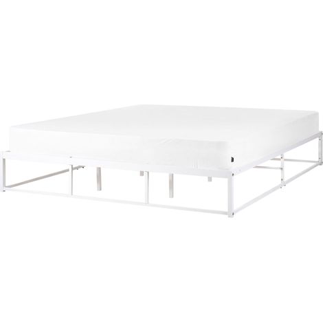 Bed Metal VIRY 180 x 200 cm (EU Super King) White