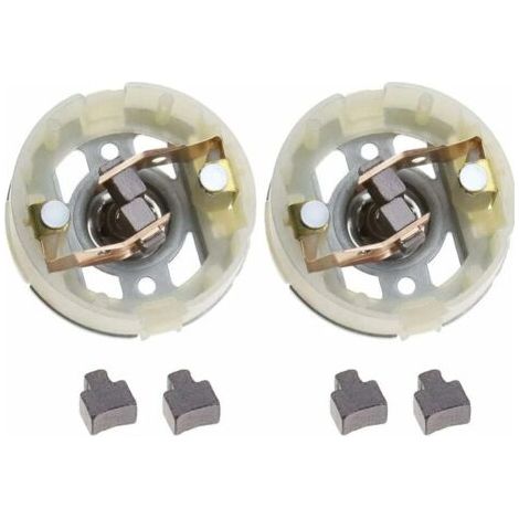 2 porte-balais de charbon pour le moteur RS550 et 4 balais de charbon pour la perceuse-visseuse (1/5)