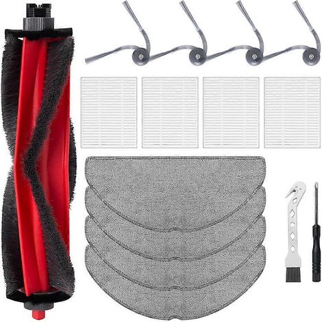 Ensemble de 15 accessoires de rechange pour aspirateurs Q7 M5/Q7 M5+/Q7 L5 : brosse principale, filtre HEPA, serpillière. (1/5)