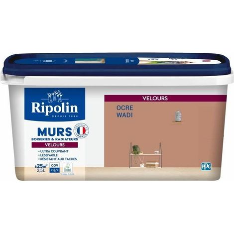 Ripolin Déco paredes maderas y radiadores ocre wadi 2,5 L