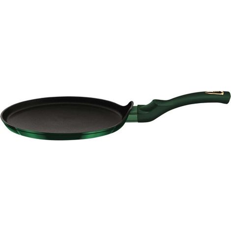 Padella per pancake in granito da 25 cm, modello Berlingerhaus BH-6054 color smeraldo