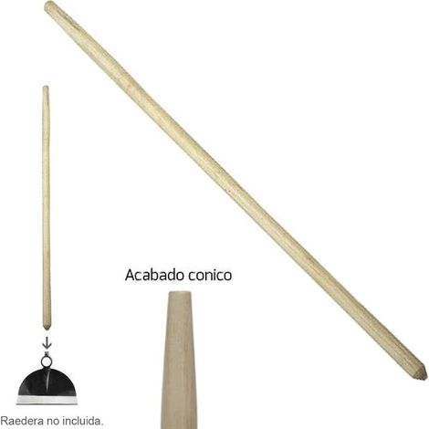 WOLFPACK LINEA PROFESIONAL mango madera raedera    900x35 mm.