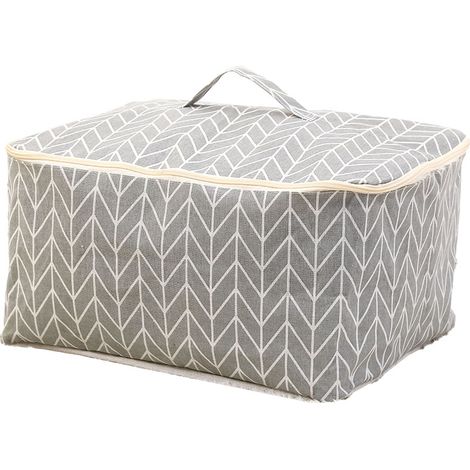 Sac De Rangement En Tissu - 120 X 80 Cm - Fermeture Éclair Bidirectionnelle - Imperméable Et Anti-Poussière - Pour Vêtements Literie Et Objets Divers - 1 Pièce (1/5)