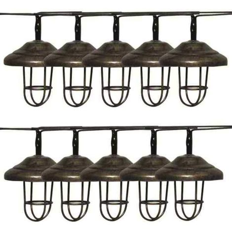 Guirlande solaire LED blanc chaud 5lm LANZAROTE LUXFORM (1/4)
