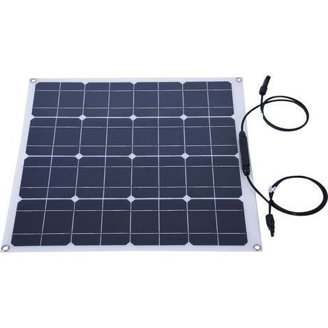 Panneau Solaire 12V 50W Portable Flexible Haute Efficacité Extérieur pour Maison Bateau Yacht Camping-Car (1/5)