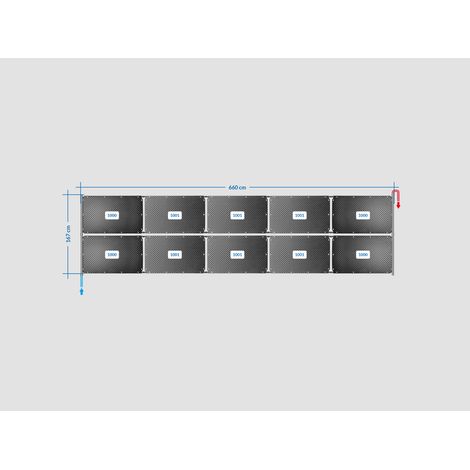 OKU Solarabsorber Pool-Solarheizung SET 20a
