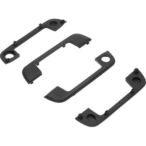 Poignée de porte extérieure de voiture 51218122442, ensemble de garniture de cadre de poignée de porte noire pour E36 E34 E32 (1/5)