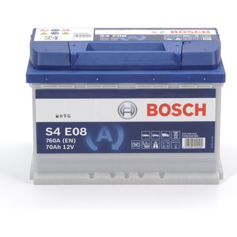 Bosch – Batterie de démarrage voiture 12V 70Ah 760A – Technologie EFB Start-Stop – Performance durable pour véhicules modernes