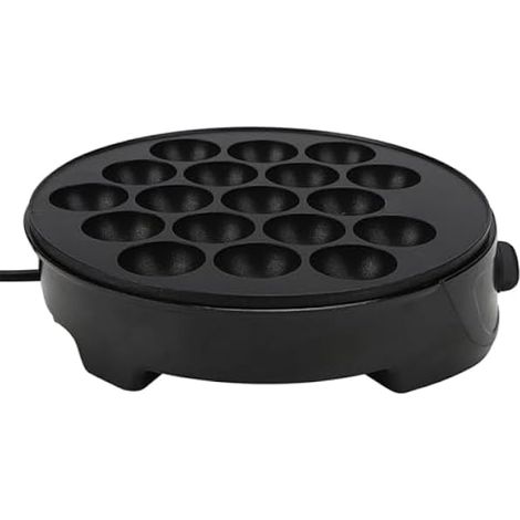 Takoyaki Machine, 18 Grille Ménage Takoyaki Poêle Pancake Ball Mini électrique Takoyaki Cuisson Pan Puffs Pan DIY Petit Déjeuner Machine pour Boule Japonaise(EU) (1/5)