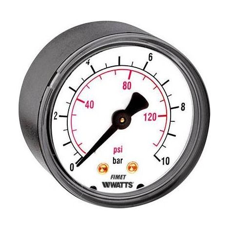 MANOMÈTRE DN 63 RACCORD ARRIÈRE Mesure : 25 bars