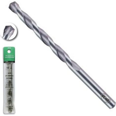 broca metal duro presional serie larga mango cilindrico broca 6mm largo 400mm
