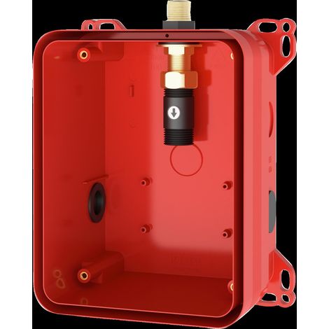 KWC Rohbauset, F3, Systembox R3, Waschen, Kalt- Oder Vorgemisches Warmwasser (1/2)