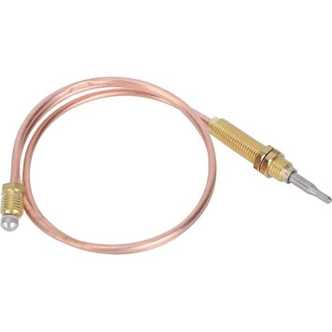 Sonde thermocouple de 600 mm pour brûleur à gaz à filetage M8, pour cheminée, barbecue et accessoires de grillades. (1/4)