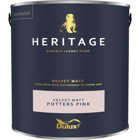 Dulux Heritage Velvet Matt - 2.5L - Potters Pink