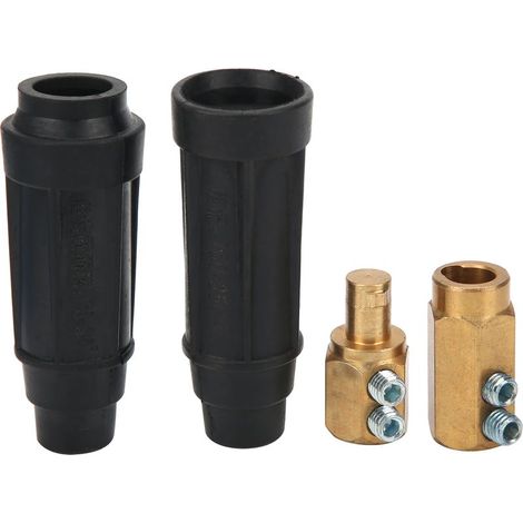 Connecteur De Câble De Soudage - 25 À 35 Mm² - 160 À 250 A - Pour Panneau De Soudage - Lot De 4 Pièces (1/5)