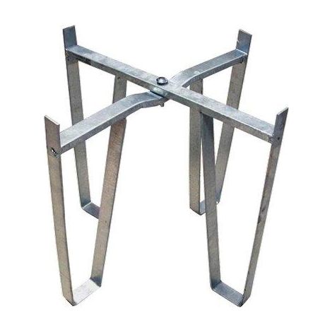 PIEDISTALLO X FUSTINO SERBATOIO PESANTE  ACCIAIO ZINCATO D.CM 38 H.CM 31 X LT 50