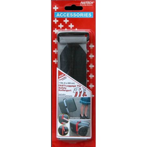 FASTECH® 922-0822 Sangle auto-agrippante avec boucle partie velours et partie agrippante (L x l) 2000 mm x 50 mm gris 1 (1/3)