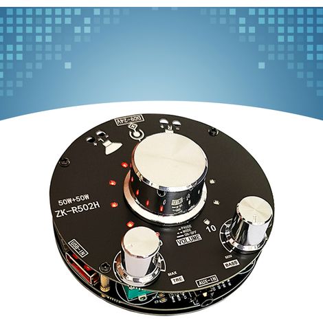 Module amplificateur audio Bluetooth stéréo avec réglage des aigus et des basses, 2.1 canaux (1/5)