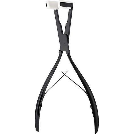 Zange zum Einkleben von Haarverlängerungen aus Edelstahl, Flachzange zum Versiegeln von Extensions-Klebeband (1/5)
