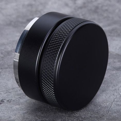 Tamper Café - Fond Plat 58 mm - Réglable En Hauteur - Acier Inoxydable - Pour Bureau Et Maison - 1 Pièce (1/5)