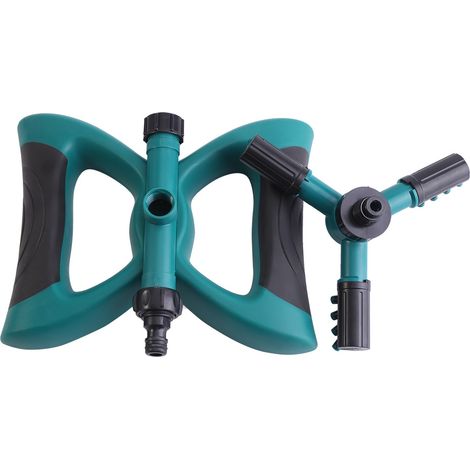 Arroseur rotatif 3 bras pour jardin, plantes et potager, système d'irrigation de pelouse multi-usage. (1/5)