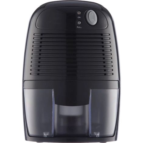 (Noir) Déshumidificateur domestique, séchoir à air, absorbeur d'humidité, sèche-linge avec réservoir d'eau de 500 ml (1/5)