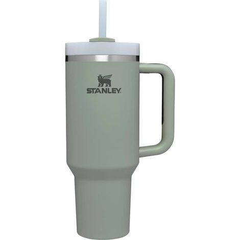 Stanley Quencher H2.0 FlowState Vasque sous vide en acier inoxydable avec robinet et pajita pour eau, thé ou café glacé, batidos et plus 40 oz/1200 m (1/5)
